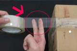 2 ngón tay cắt băng dính nhanh hơn dùng kéo: Mẹo hay ai không biết quá tiếc