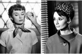 Biểu tượng thời trang thế giới Audrey Hepburn trở nên đẹp hơn bằng cách dùng khăn lụa như thế này