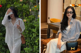 Tham khảo loạt công thức phối áo sơ mi và quần ống rộng xịn sò chuẩn sành điệu