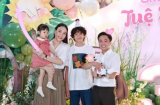 Con trai Cường Đô La và Hà Hồ gây sốt với diện mạo khác lạ trong tiệc sinh nhật em gái Suchin
