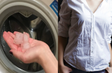 Bỏ vài viên đá lạnh vào máy giặt cùng quần áo bị nhăn và làm cách này, sẽ thấy điều kỳ diệu không ngờ