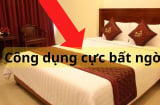 Tại sao giường khách sạn luôn có một tấm vải trải ngang: Công dụng bất ngờ, không biết thật phí