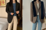 4 kiểu áo phù hợp để mặc trong blazer
