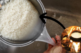 Vo gạo qua mấy nước khi nấu cơm là tốt nhất?