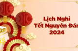 Lịch nghỉ Tết Nguyên Đán 2024 chính thức mới nhất