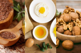 6 thực phẩm quen thuộc giàu omega-3 giúp bảo vệ gan, tốt cho não bộ và xương khớp