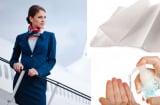 Tiếp viên hàng không khuyên bạn luôn mang theo nước rửa tay và khăn giấy lên máy bay, lợi ích không ngờ, đừng quên