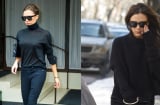 Học lỏm loạt công thức diện đồ màu đen của Victoria Beckham, sang xịn mà không hề 'dừ'