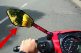 Từ nay trở đi, xe máy chỉ có 1 gương chiếu hậu có bị phạt tiền không?