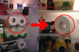 Đặt giấy cuộn vào tủ lạnh: Công dụng tuyệt vời giải quyết vấn đề nhà nào cần đến