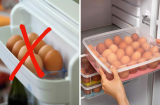 Bảo quản trứng ở cánh cửa tủ lạnh là sai lầm: Muốn trứng tươi ngon lâu phải làm cách này