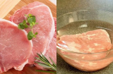 Mẹo vàng loại bỏ độc tố trong thịt lợn mua ngoài chợ: Đừng dại mà chần