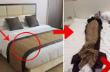 Tấm vải trải ngang giường trong khách sạn dùng để làm gì: 90% không biết công dụng thật sự