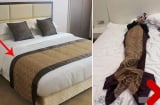 Khách sạn nào cũng để tấm khăn trải ngang giường: 90% khách bỏ phí không biết dùng