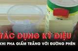 Giấm trắng và đường phèn trộn với nhau tác dụng bất ngờ, nhà nào cũng cần