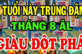 Đúng 0h ngày 1/8 âm lịch: 3 tuổi thiện lương hưởng lộc, Tiền-Tình-Danh rực rỡ