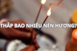 Chúng ta thường thắp 1,3,5 nén hương, khi nào thì thắp 2 nén hương? Rất nhiều người không biết điều này?