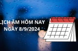 Lịch âm hôm nay lịch vạn niên ngày 8/9/2024, cẩn thận điều này để tránh rước họa