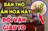 Hoa cắm bàn thờ đặt mấy bông: 5 hay 7 thì có lộc? Đây là con số chính xác