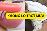 Trời mưa giày không ướt, không thấm nước nhờ mẹo này