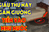 Đặt 3 thứ trong gầm giường tiền vào như nước, cả nhà tha hồ hưởng lộc to