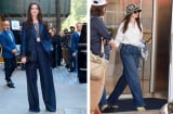 5 cách chị em tuổi 40+ mặc quần jeans đẹp từ thu sang đông như Anne Hathaway