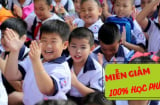 7 tỉnh miễn 100% học phí cho học sinh từ mầm non tới hết lớp 12