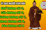 Ghế không rời 3, giường không rời 7, quan tài không rời 8, vì sao không được di rời?