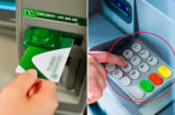 Không may bị máy ATM nuốt thẻ khi rút tiền, ấn một nút đặc biệt để nhanh chóng lấy lại thẻ