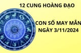 Tử vi ngày 3/11, con số may mắn giúp 12 chòm sao vượt khó thành công, chạm tới giàu sang hạnh phúc