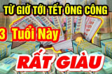 Rằm tháng 10 âm đến Tết ông Công ông Táo: 3 tuổi vận trình tăng vọt, Tài-Lộc-Danh rực rỡ không ai bằng