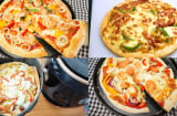 Cách nướng Pizza bằng nồi chiên không dầu cực đơn giản, thơm ngon