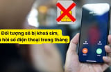 Đến 31/12/2024: 4 đối tượng bị khoá SIM, thu hồi số điện thoại