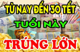 Tháng 11 âm đến Giao Thừa tết Ất Tỵ: 3 tuổi Tiền-Tình đỏ rực như son, xòe tay có của