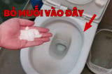 Bỏ 1 nắm muối vào bồn cầu: Mẹo hay ai cũng thích, tiết kiệm cả đống tiền