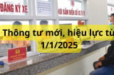 Từ 1/2025 quy định mới về cấp và thu hồi đăng ký xe, biển số xe người dân cần chú ý