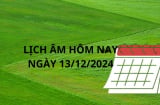Lịch âm hôm nay ngày 13/12 một ngày tốt lành trời ban lộc giàu có, đặc biệt  người thuộc 3 tuổi này