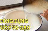 Vo gạo xong đừng vội đổ bỏ nước, làm theo cách đơn giản này có ngay lọ nước quý