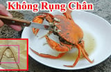 Luộc cua, ghẹ không rụng càng chỉ cần mẹo này vụng mấy cũng làm được hết