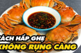 Cách luộc cua, ghẹ không rụng càng: Nhớ làm thêm 1 bước này sẽ đỏ au, còn nguyên đẹp mắt