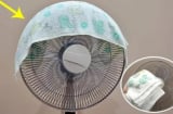 Đắp chiếc khăn vào quạt: Cả nhà mát rượi, ngủ ngon lại tiết kiệm khối tiền điện