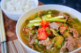 Cách nấu canh sườn bò dưa chua thơm ngon