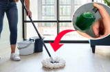 Nhỏ vài giọt dầu gió vào nước lau nhà, biết lợi ích, nhà nào cũng muốn làm theo
