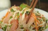 Cách làm món gỏi bưởi thịt gà chua chua thanh thanh siêu ngon