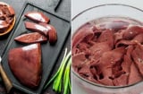 Rửa gan lợn với loại nước này, khử sạch độc tố và mùi tanh