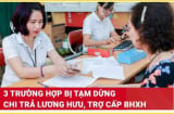 Kể từ 1/7/2025: Những trường hợp này sẽ bị dừng hưởng lương hưu, trợ cấp Bảo hiểm xã hội