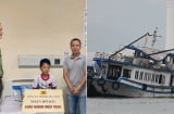 Bé trai 10 tuổi sống sót trong vụ lật tàu Vịnh Xanh 58 được Công an Quảng Ninh nhận đỡ đầu