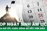 Linh khí đất trời tụ hội: 4 ngày sinh âm lịch dễ Ăn Nên Làm Ra, Lộc nhiều vô kể