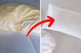 Ruột gối ố vàng đừng vội vứt bỏ: Giặt theo cách này ruột gối trắng tinh, thơm tho như mới