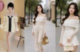 Diện áo ren trễ vai kiểu này đẹp chuẩn nàng thơ, dịu dàng mà đầy cuốn hút